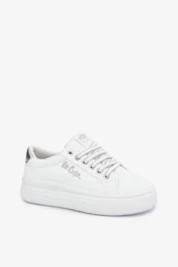 Pagrindinis-4 38 Moteriški balti platforminiai sportbačiai Lee Cooper LCJ-26-44-4561