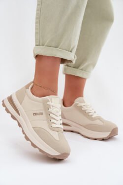 Kaip pašalinti nemalonų kvapą iš batų? 5 veiksmingi būdai 4 Moteriški sportiniai bateliai „Big Star TT274876 HI-POLY SYSTEM“ smėlio spalvos