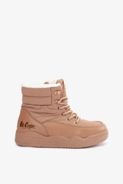 Suvarstomi sniego batai „Lee Cooper LCJ-44-4565“, šviesiai rudi