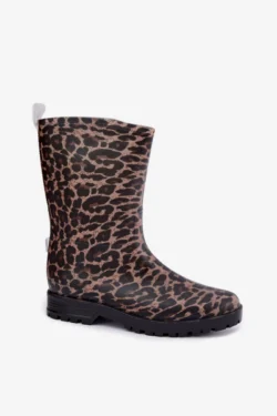 Moteriški guminiai batai „Solavelle“ su leopardo raštu