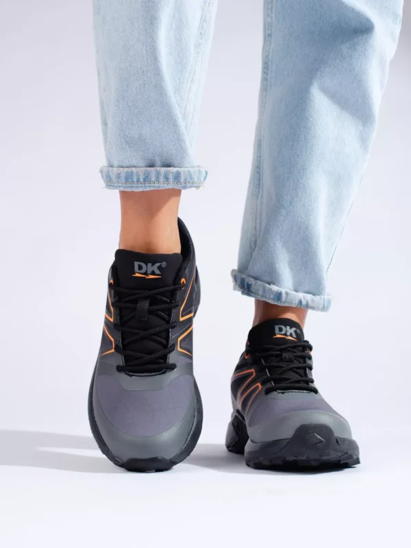 DK Softshell moterix161ki trekingo batai juodos ir pilkos spalvos