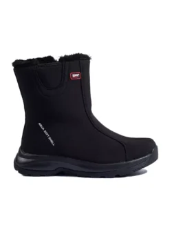 Moteriški DK dirbtiniu kailiu apšiltinti Softshell sniego batai juodi