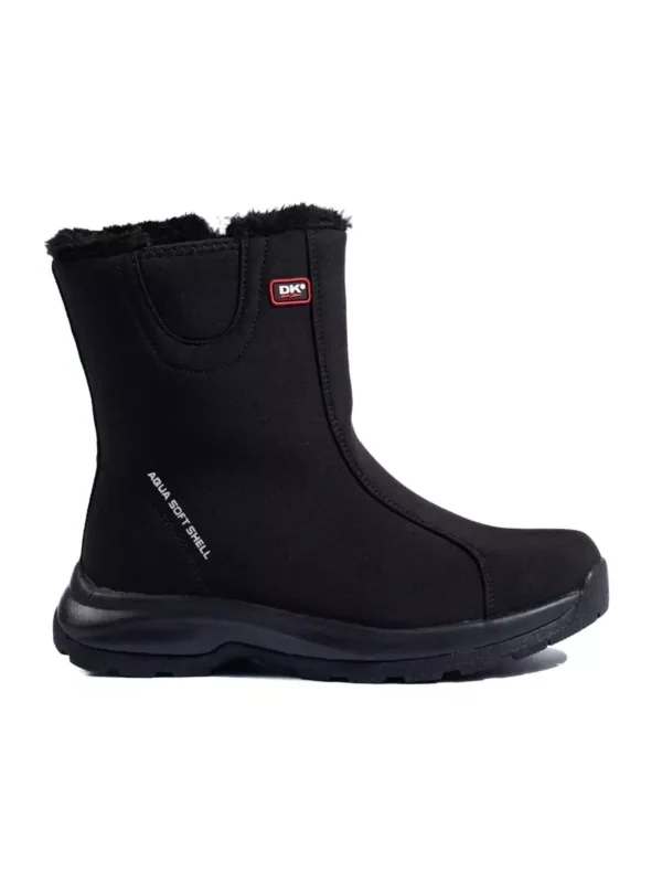 Moterix161ki DK dirbtiniu kailiu apx161iltinti Softshell sniego batai juodi 3