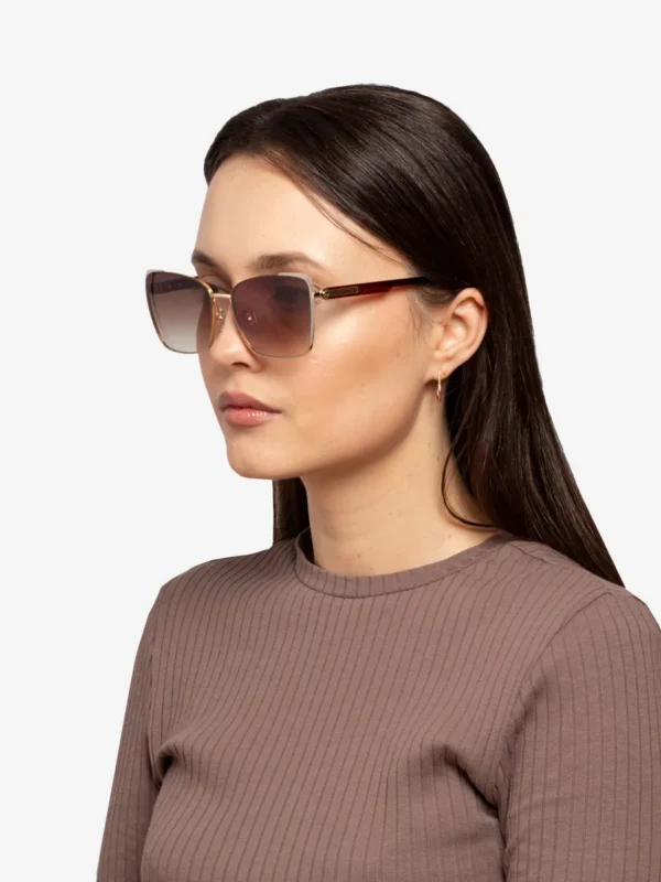 Moterix161ki akiniai nuo saulx117s rudi