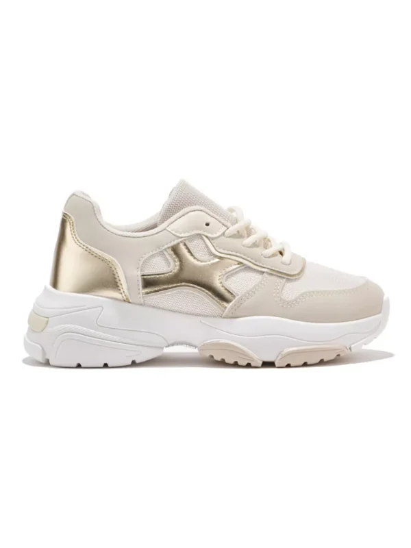 Moterix161ki sportiniai bateliai beige 7