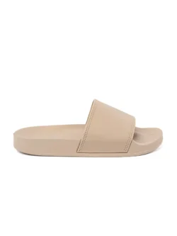 Moteriškos paplūdimio šlepetės beige