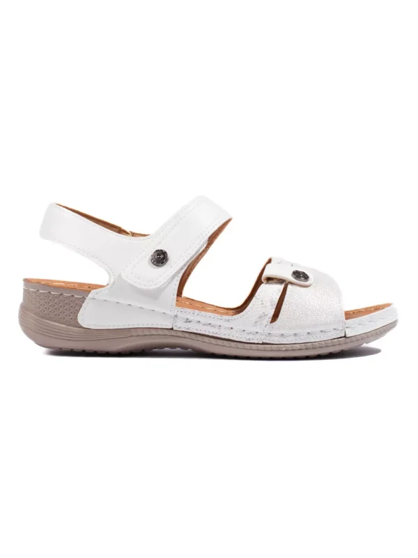 Patogx16Bs balti moterix161ki sandalai 9