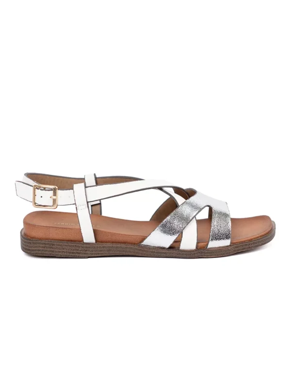 Sergio Leone plokx161ti balti sandalai