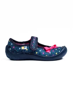 Velcro širdies šlepetės mergaitėms