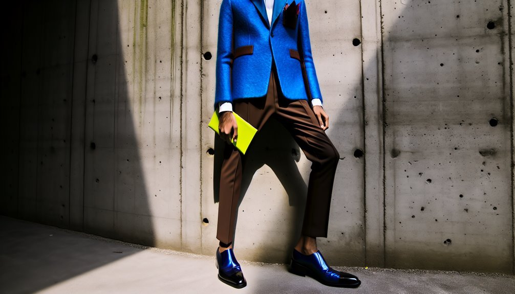 Kokios spalvos dera su rudomis kelnėmis? 2 ryškūs kontrastai su ruda