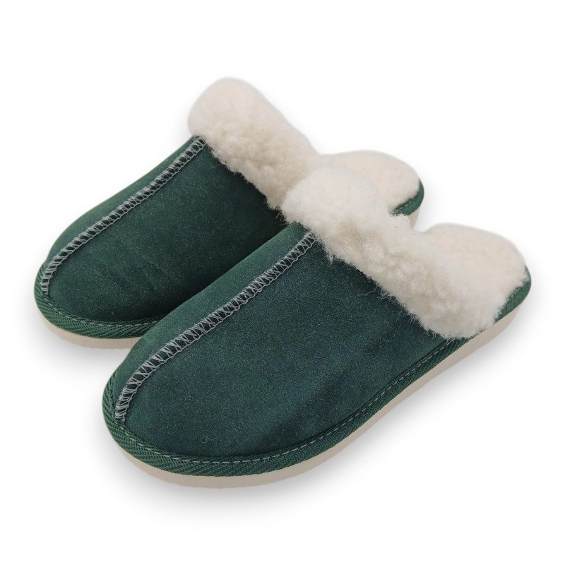 kapcie damskie welna naturalna cieple wygodne bambosze 3