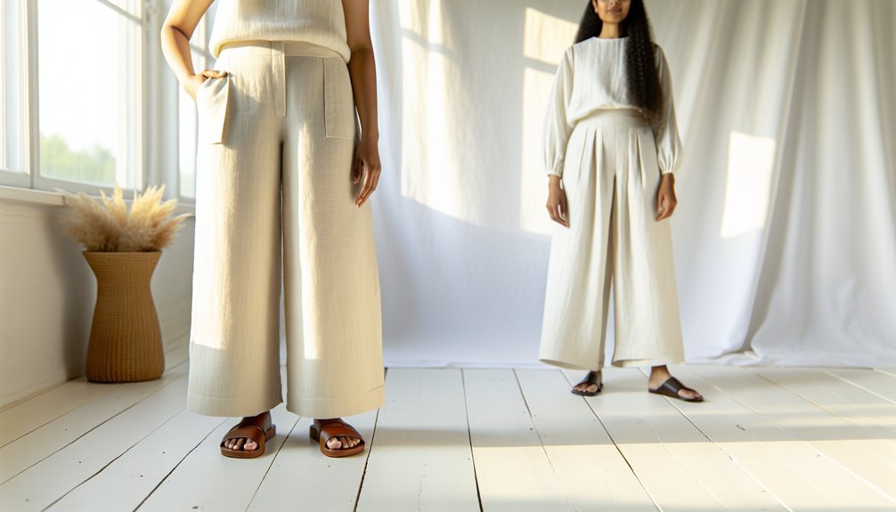 Kodėl aš atrodau plati dėvėdama linines kelnes? 3 Ilgis ir kirpimas yra svarbūs