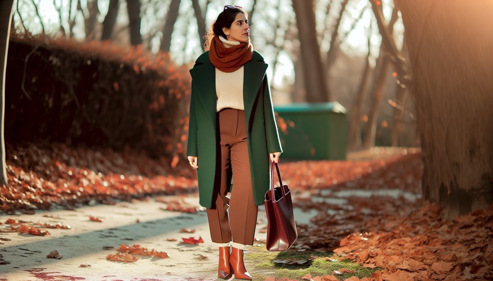 Kokios spalvos dera su rudomis kelnėmis? 3 sezoninis rudų kelnių derinimas