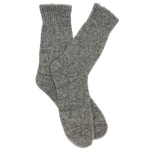 Pilkos vilnonės kojinės vyrams g-385