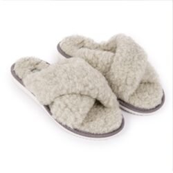 Vilnonės šlepetės moterims K-4217